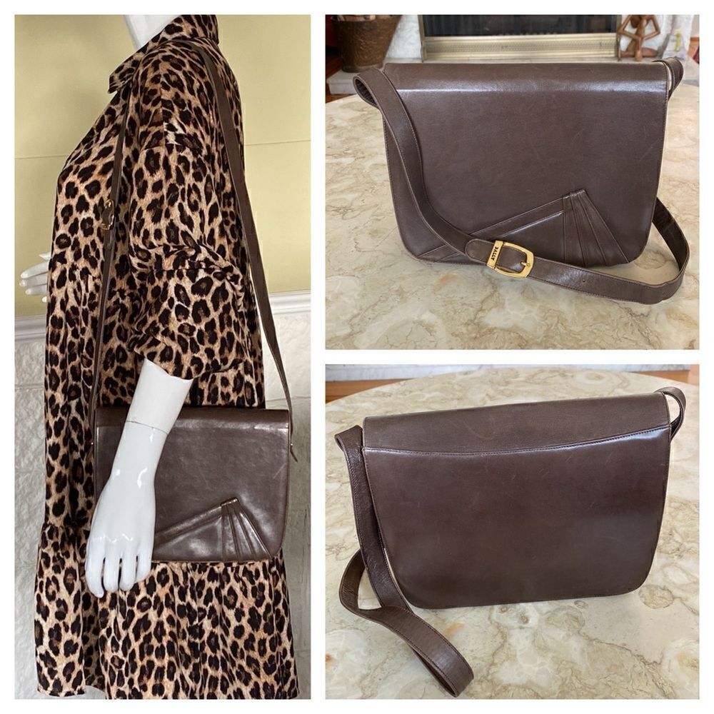 Vintage Bally Leather Crossbody Bag